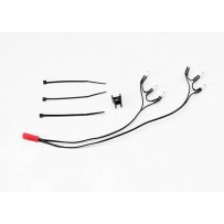 Arnés LED trasero 6 luces rojas summit con clip cables Traxxas TRX5688