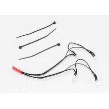 Traxxas Led lights front harness (4 clear lights) summit TRX5689