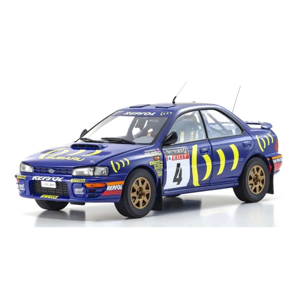 Kyosho 1:18 Subaru Impreza Colin McRae Winner RAC 1994 Nr.4 KS08962A Kyosho 1:18 Subaru Impreza Colin McRae Winner RAC 1994 Nr.4 KS08962A