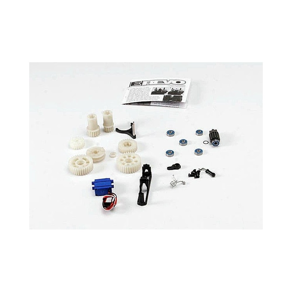 Kit conversión dos velocidades e-revo relaciones amplia cerrada Traxxas Kit conversión dos velocidades e-revo relaciones amplia cerrada Traxxas