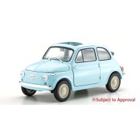 Kyosho 1:18 Fiat Nuova 500 Celeste Blue KS08966LB