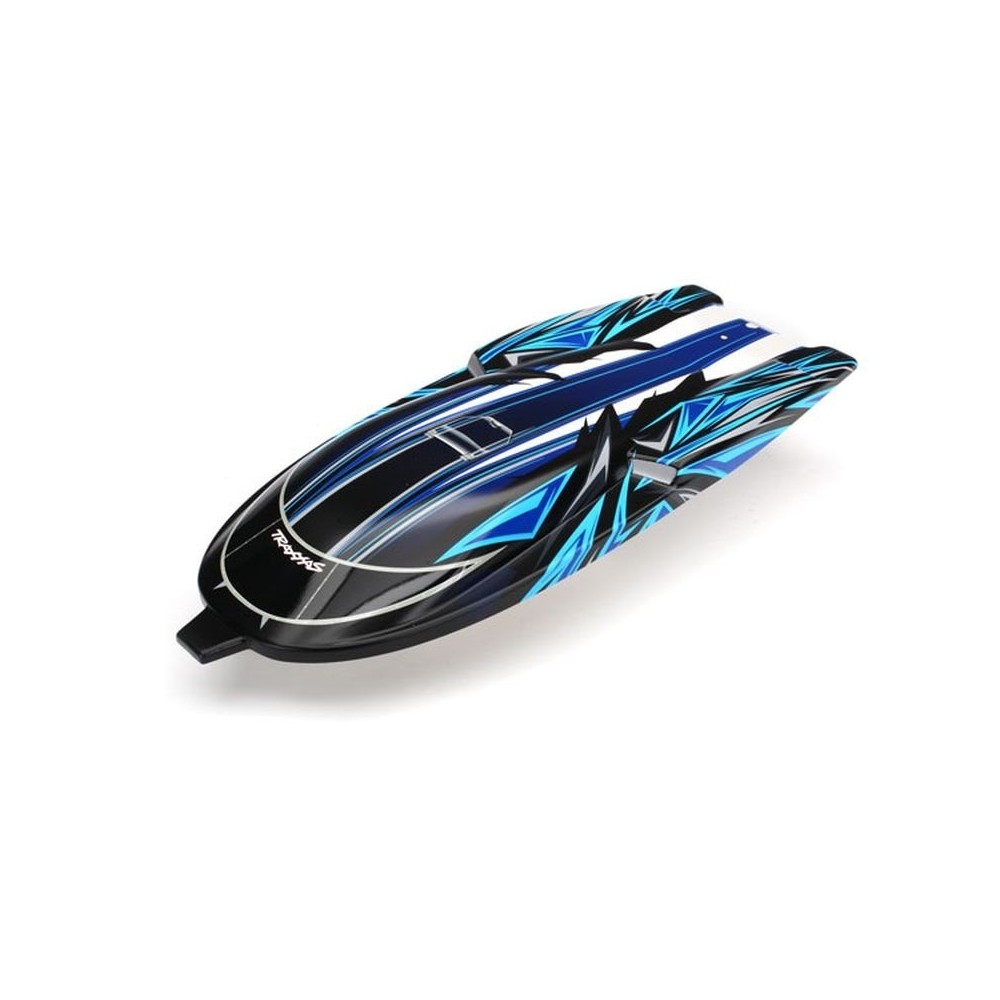 Cubierta casco spartan azul con gráficos Traxxas TRX5719