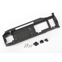 Bandeja radio receptora con retenes 2 tubo relleno y abrazadera 4x Traxxas TRX5724R