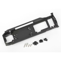 Bandeja radio receptora con retenes 2 tubo relleno y abrazadera 4x Traxxas TRX5724R