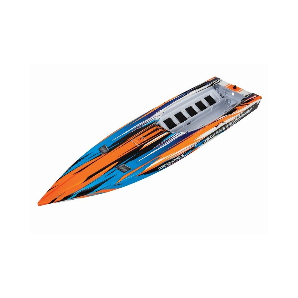 Traxxas Hull spartan orange graphics (fully assembled) TRX5735 Traxxas Hull spartan orange graphics (fully assembled) TRX5735