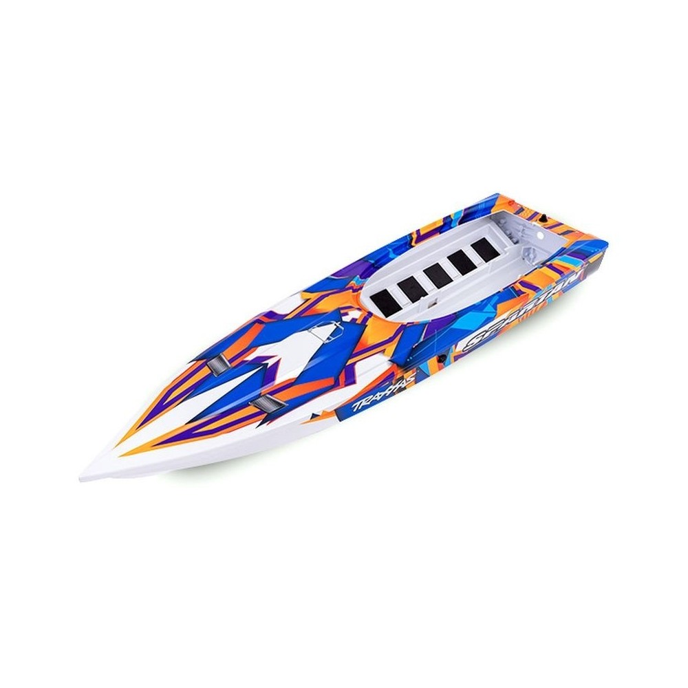 Traxxas Hull spartan orange graphics (fully assembled) TRX5737T Traxxas Hull spartan orange graphics (fully assembled) TRX5737T