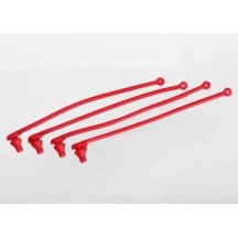 Traxxas Body clip retainer red (4) TRX5752