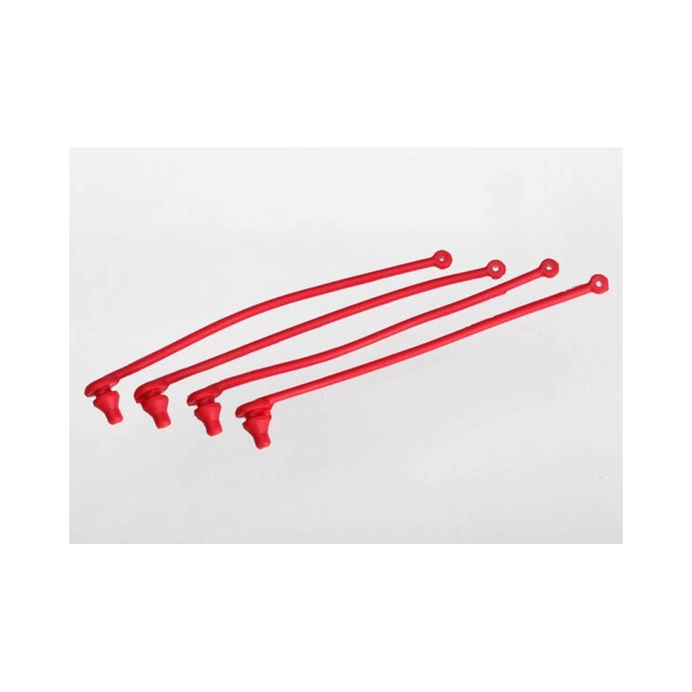 Traxxas Body clip retainer red (4) TRX5752