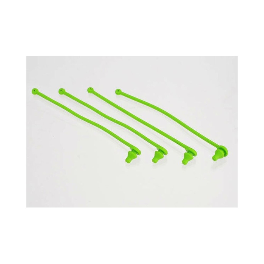 Traxxas Body clip retainer green (4) TRX5753