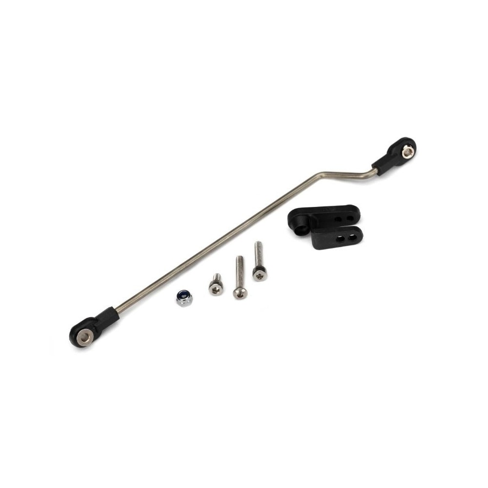 Varilla de timón ensamblada con brazo de servo, de acero inoxidable Traxxas TRX5781 Varilla de timón ensamblada con brazo de servo, de acero inoxidable Traxxas TRX5781