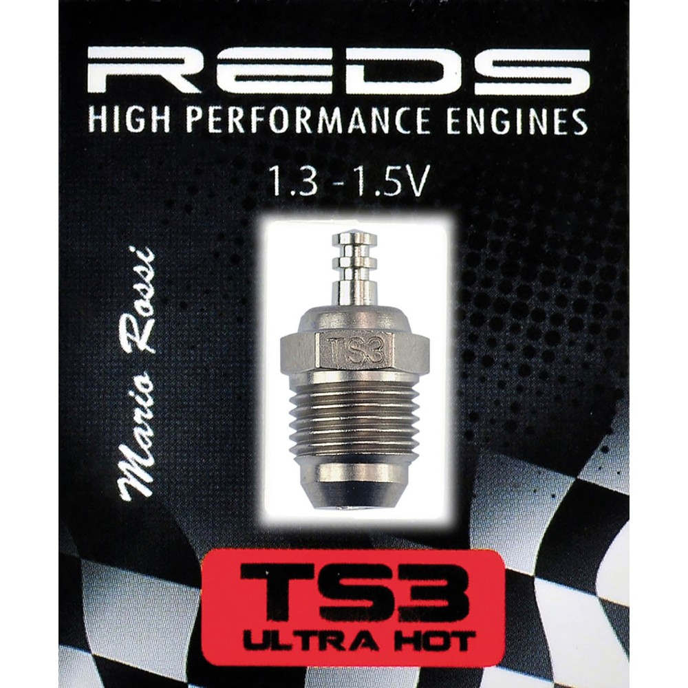 GLOW PLUG TS3 ULTRA HOT TURBO SPECIAL OFFROAD - JAPAN REDTS3