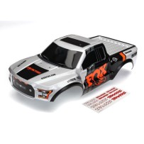 Carrocería Ford Raptor Fox de resistencia reforzada con adhesivos Traxxas TRX5826T