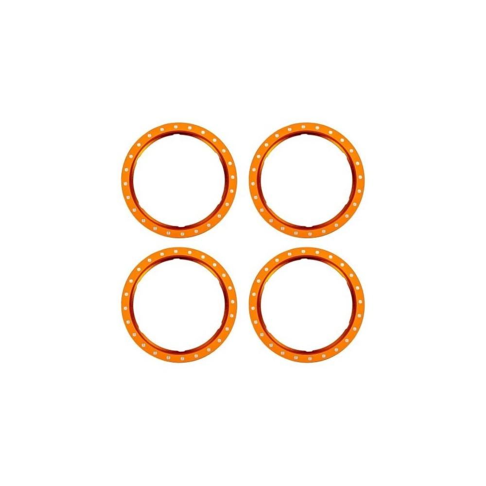 Anillos Beadlock Traxxas naranja TRX10276-ORNG