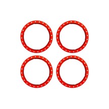 Anillos Beadlock Traxxas rojo TRX10276-RED