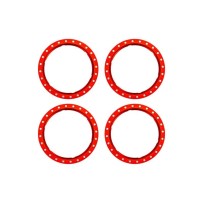Anillos Beadlock Traxxas rojo TRX10276-RED