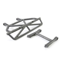 Parachoques trasero con soporte de montaje negro Traxxas TRX5836