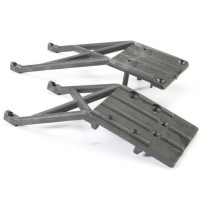 Protectores de base delantera y trasera negros Traxxas TRX5837