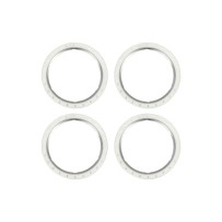 Anillos Beadlock Traxxas plata TRX10276-SLVR