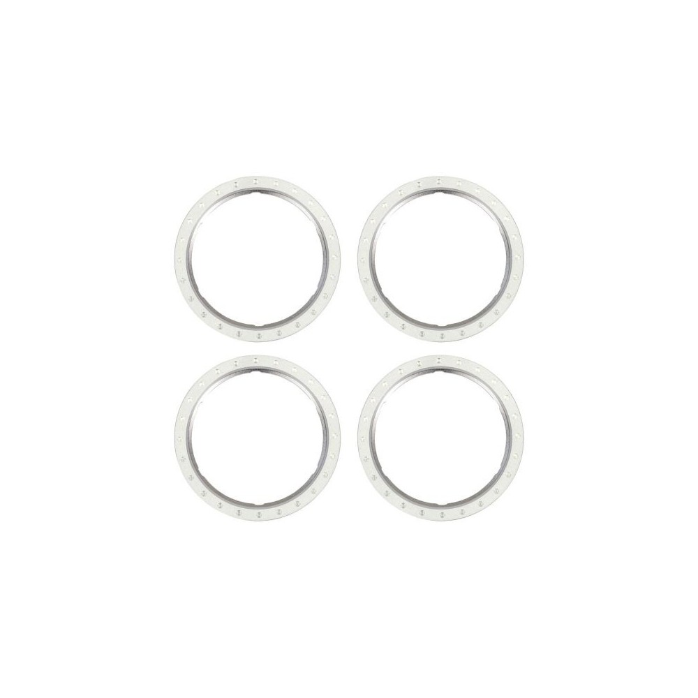 Anillos Beadlock Traxxas plata TRX10276-SLVR