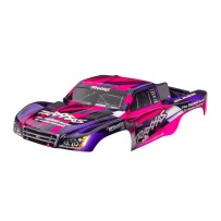 Carrocería Traxxas Slash 2WD / Slash VXL / Slash 4x4 rosa y púrpura – TRX5851-PINK