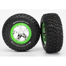 Ruedas SCT cromo verde Traxxas TRX5865