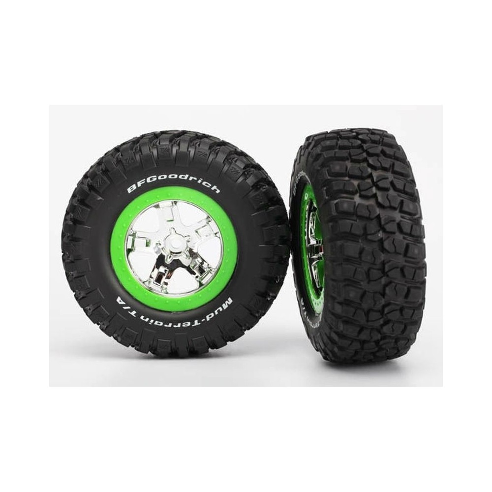 Ruedas SCT cromo verde Traxxas TRX5865 Ruedas SCT cromo verde Traxxas TRX5865