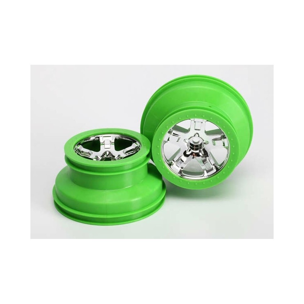 Ruedas SCT cromo verde Traxxas TRX5866 Ruedas SCT cromo verde Traxxas TRX5866