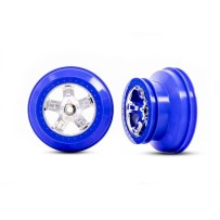 Llantas SCT cromo azul beadlock 2.2 Traxxas TRX5870A