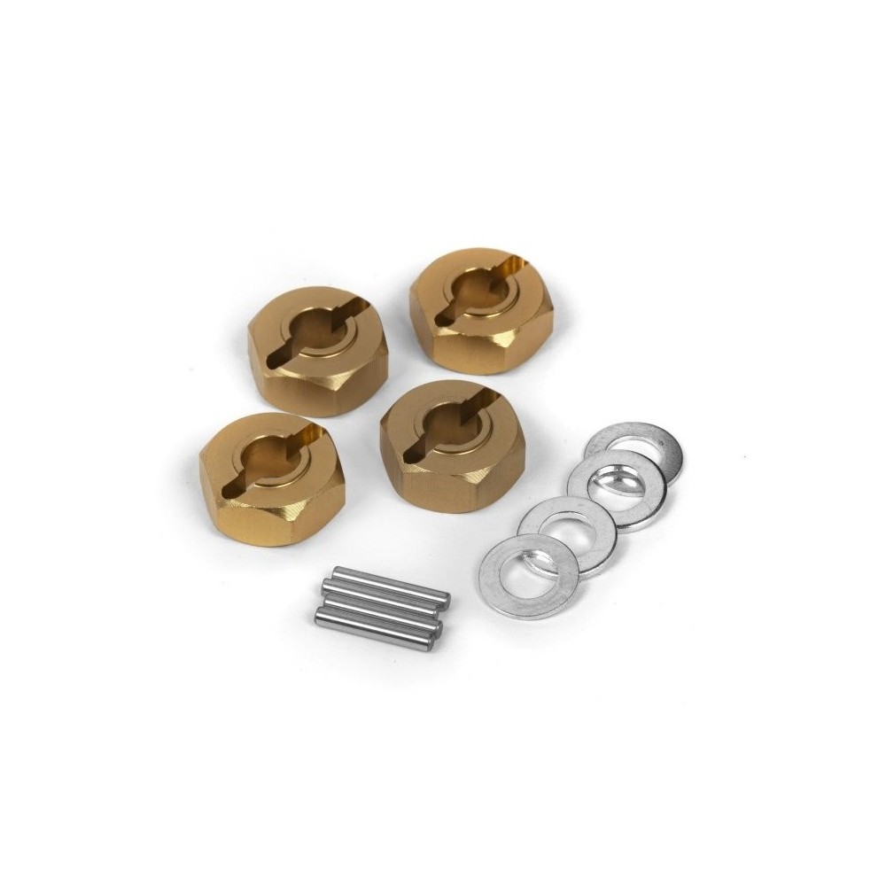 Maverick Aluminum 12mm wheel hex hub set MV150184 Maverick Aluminum 12mm wheel hex hub set MV150184
