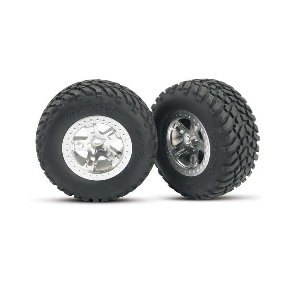 Ruedas SCT cromo satinado delantera Traxxas TRX5873 Ruedas SCT cromo satinado delantera Traxxas TRX5873