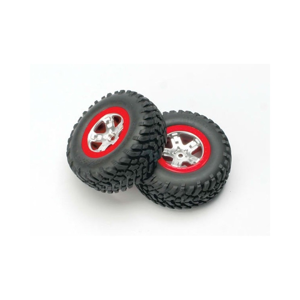 Ruedas SCT cromo satinado trasera Traxxas TRX5873A Ruedas SCT cromo satinado trasera Traxxas TRX5873A