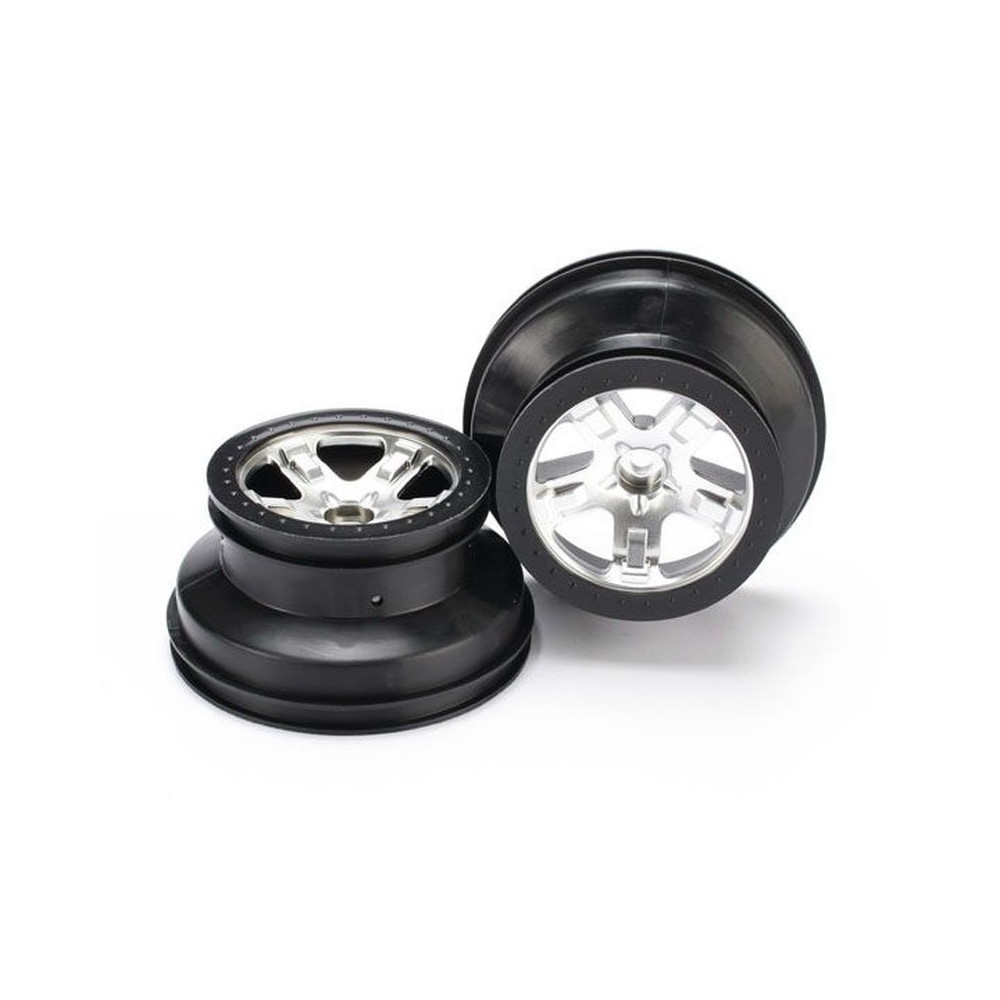 Llantas SCT cromo satinado negro Traxxas TRX5874X Llantas SCT cromo satinado negro Traxxas TRX5874X