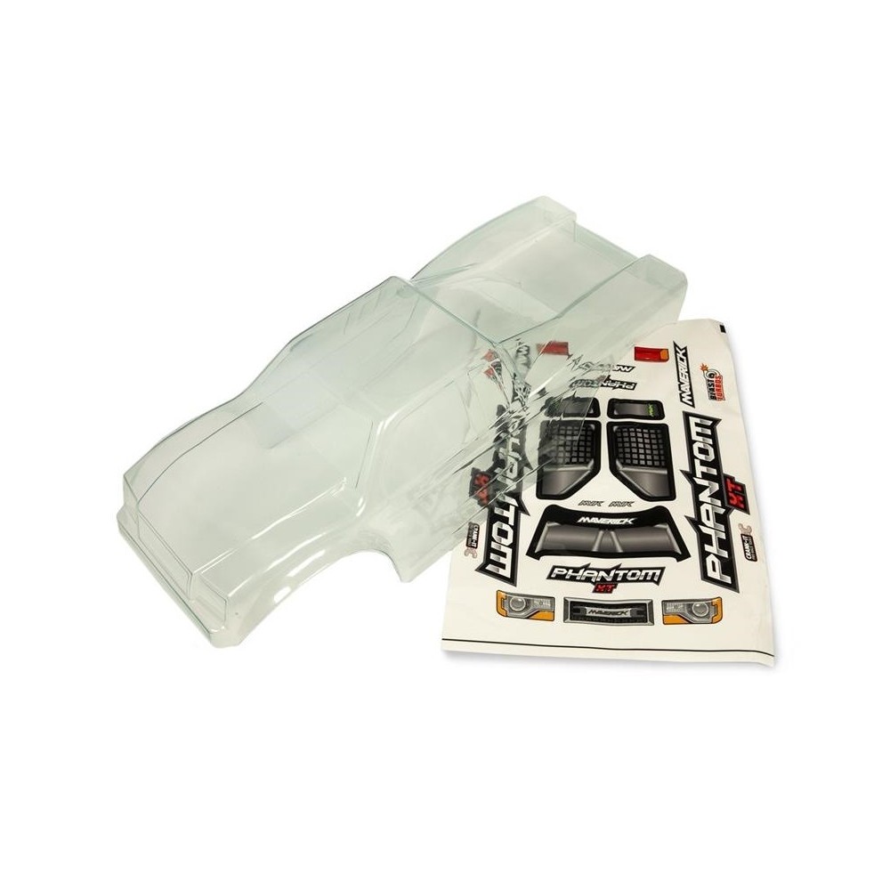 Maverick Clear lexan phantom truck body - w/ decal sheet MV150047