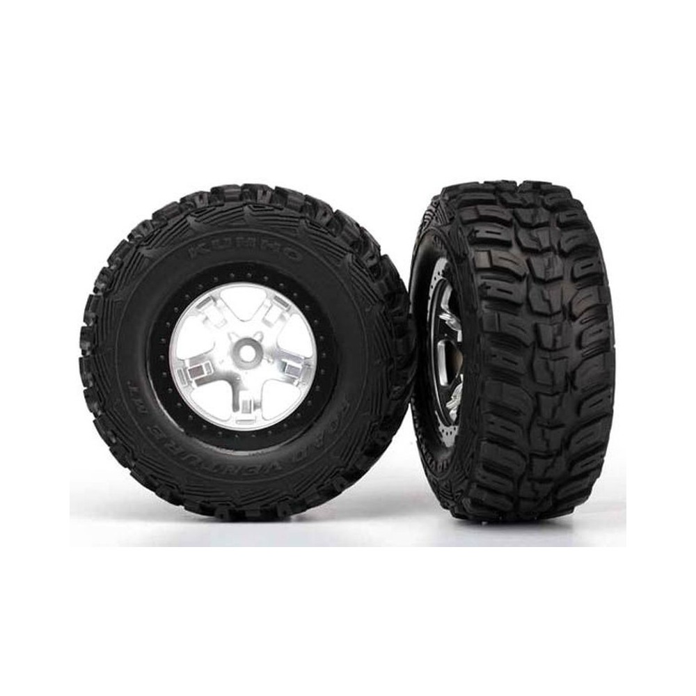 Ruedas SCT cromo satinado beadlock Traxxas TRX5880X