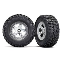 Ruedas SCT cromadas satinadas Beadlock Traxxas TRX5881X