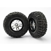 Ruedas montadas y pegadas SCT compuesto S1 ultra blando Traxxas TRX5882R