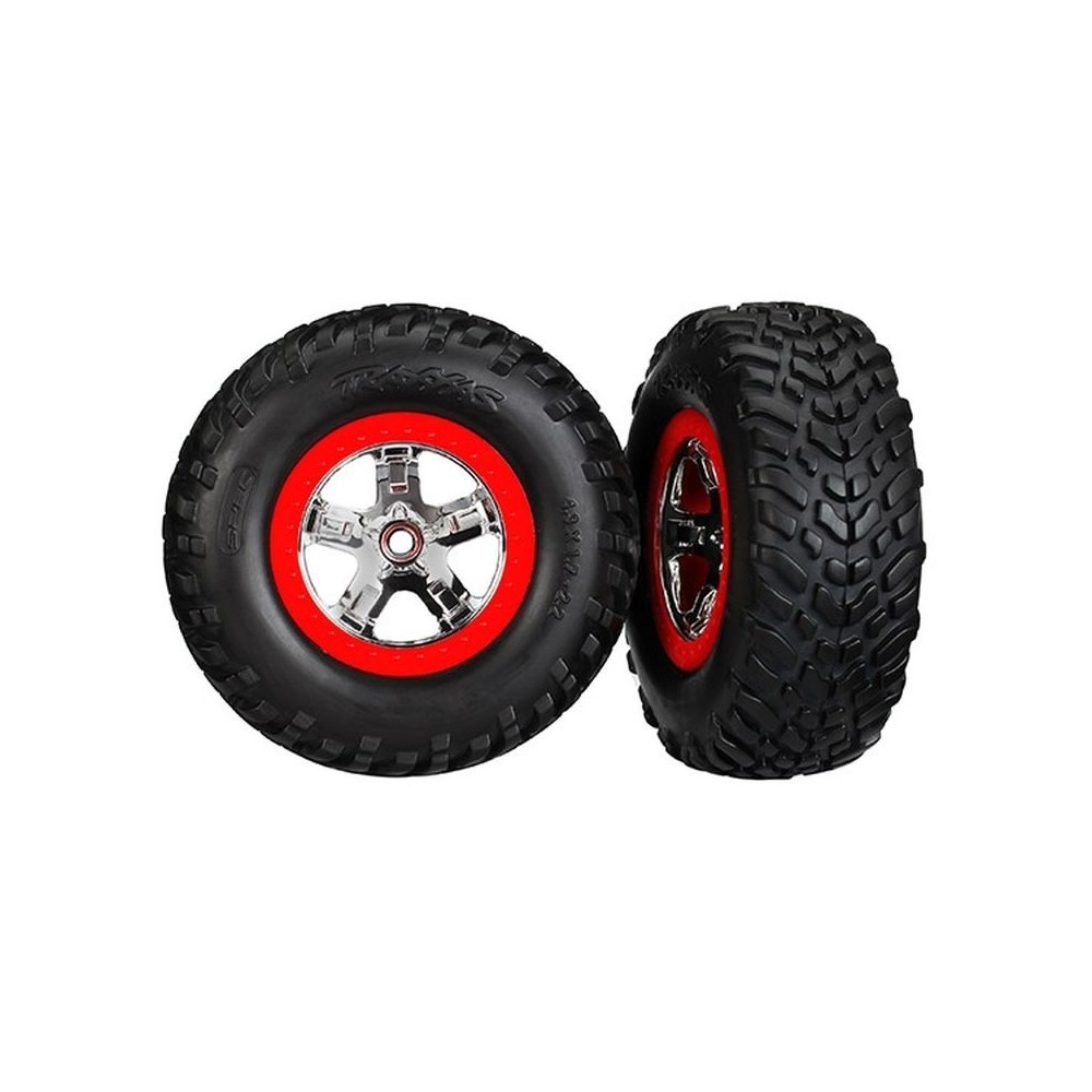Ruedas short course cromadas TSM Traxxas TRX5887