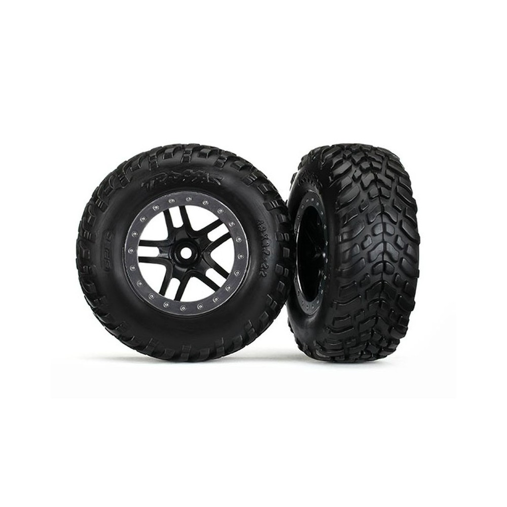Ruedas short course cromo negro TSM Traxxas TRX5889 Ruedas short course cromo negro TSM Traxxas TRX5889