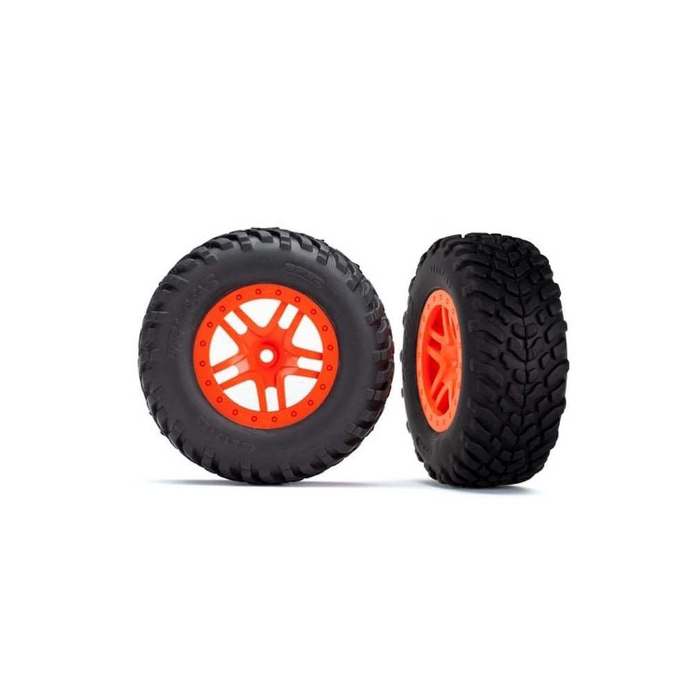 Ruedas short course split-spoke naranja Traxxas TRX5892 Ruedas short course split-spoke naranja Traxxas TRX5892