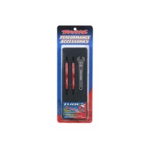 Varillas convergencia Slayer Pro 88mm rojo Traxxas TRX5939R