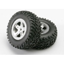 Ruedas short course cromo satinado 2.2 Traxxas TRX5973