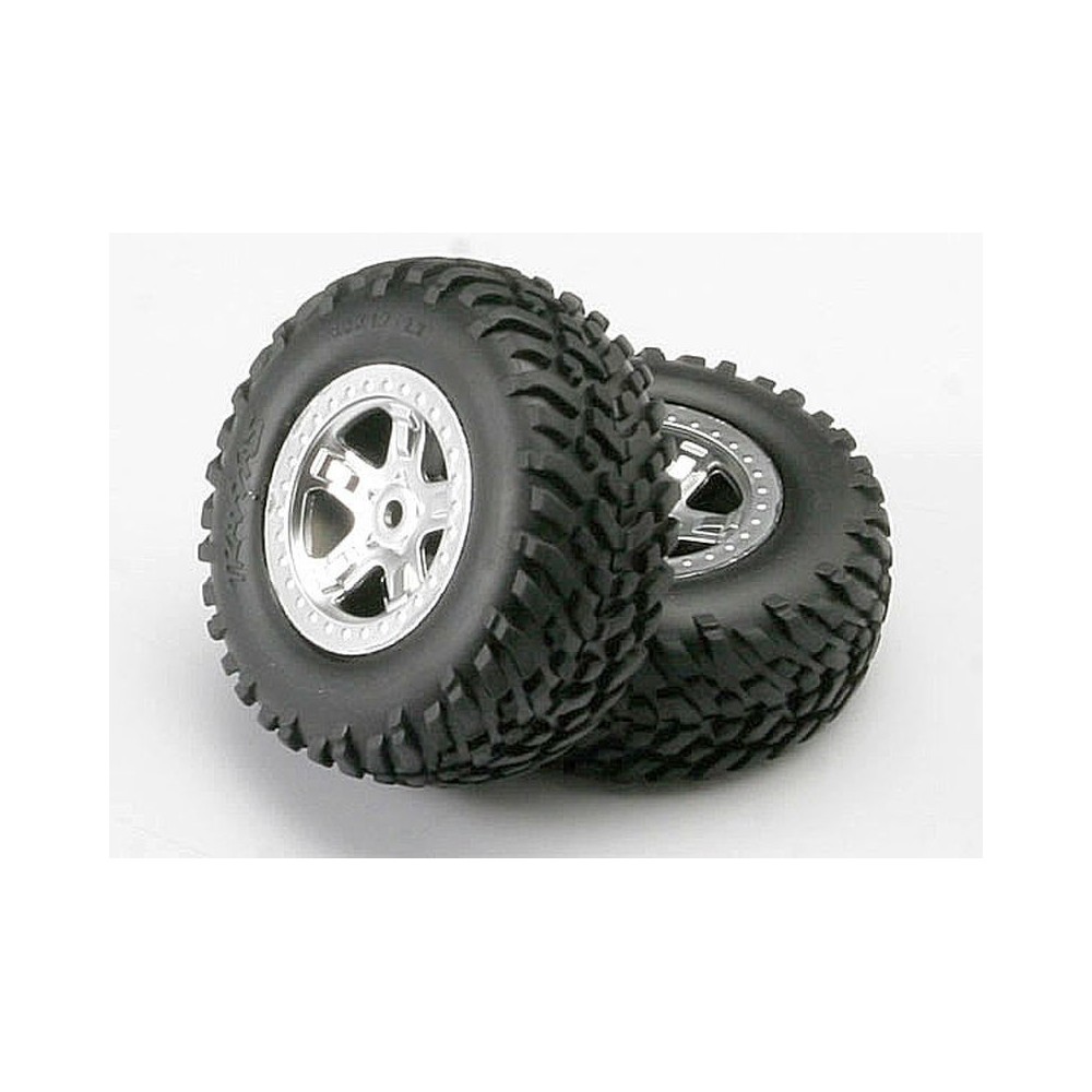 Ruedas short course cromo satinado 2.2 Traxxas TRX5973 Ruedas short course cromo satinado 2.2 Traxxas TRX5973