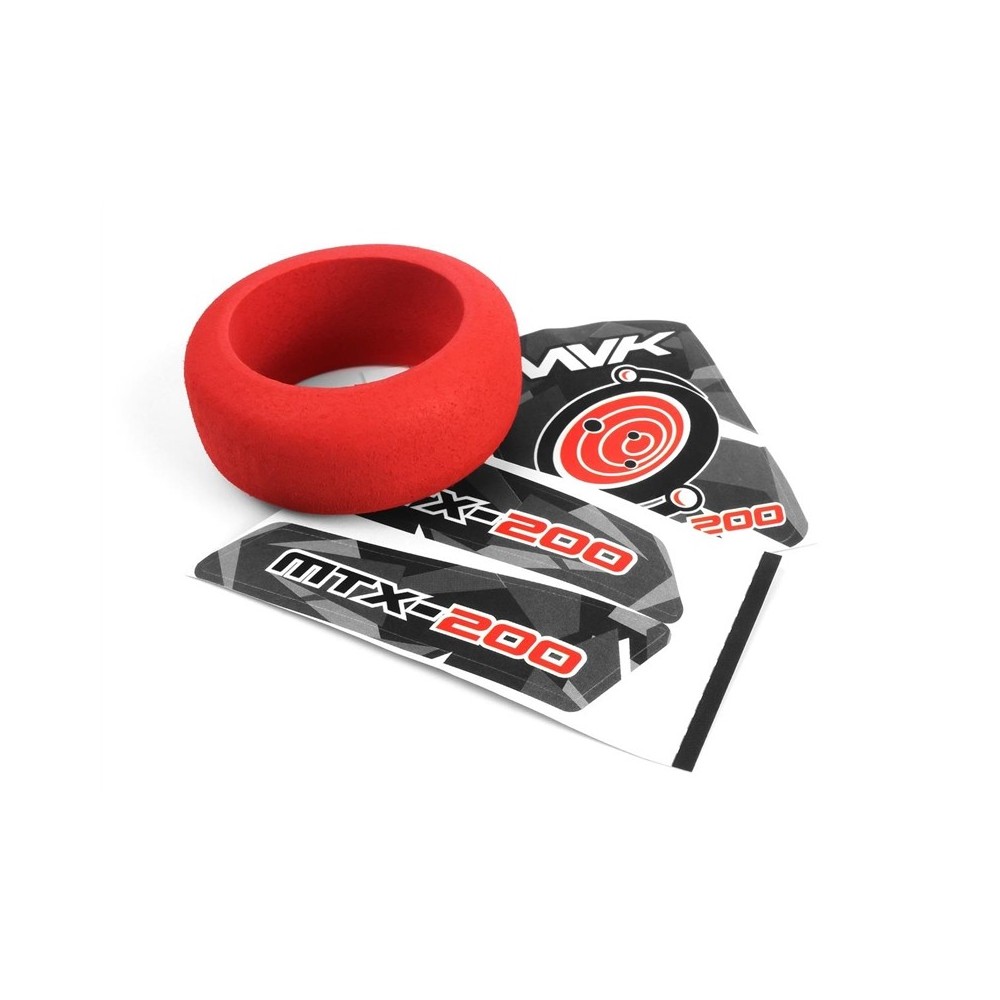 Maverick transmitter wheel foam & decals red MV150552 Maverick transmitter wheel foam & decals red MV150552