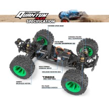 Maverick Quantum xt flux 80a 1/10 4wd truck - silver MV150208