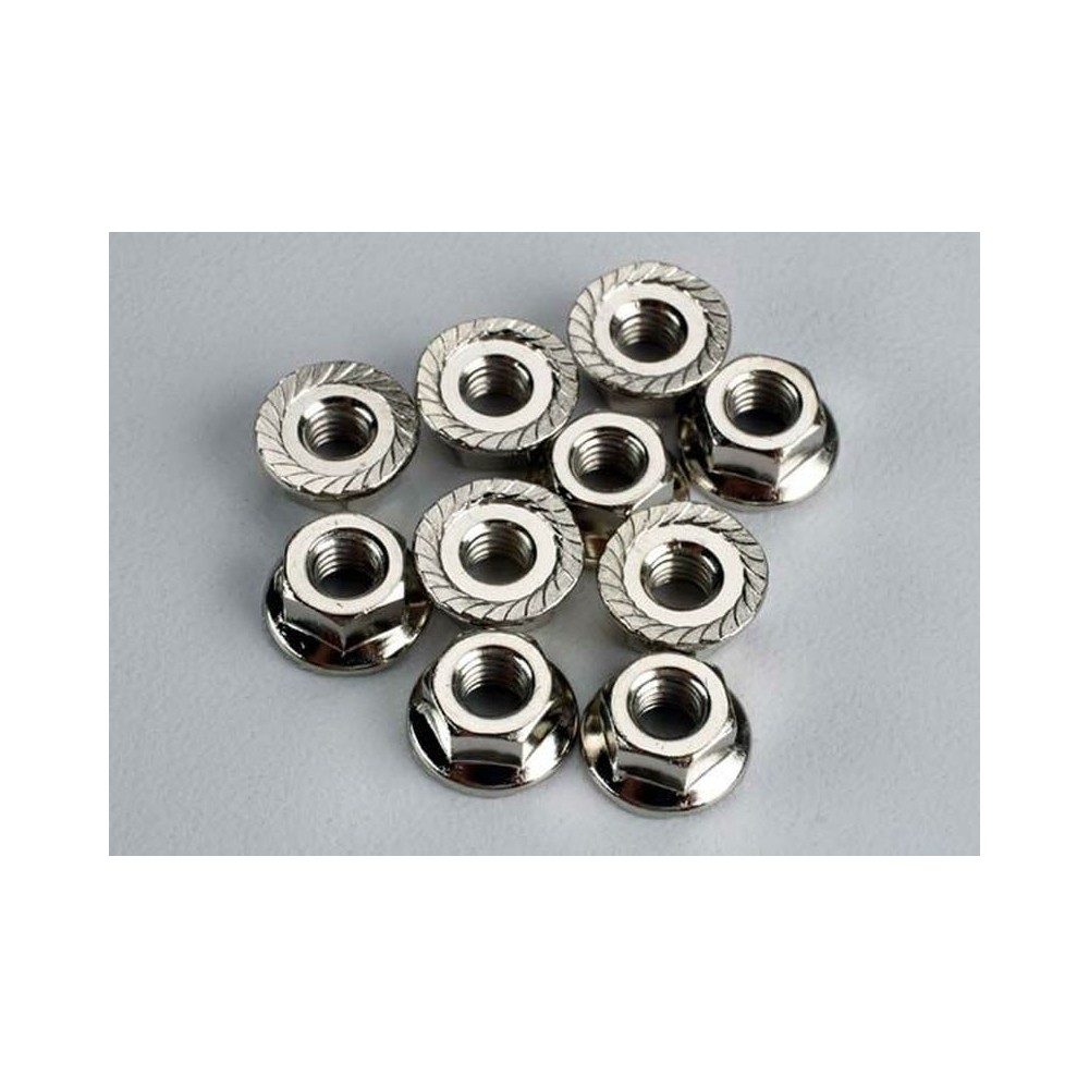 Tuercas nylon 4mm pestaña Traxxas TRX6135 Tuercas nylon 4mm pestaña Traxxas TRX6135