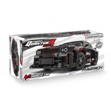 Coche Quantum R flux 1/8 4WD negro y rojo MV150350