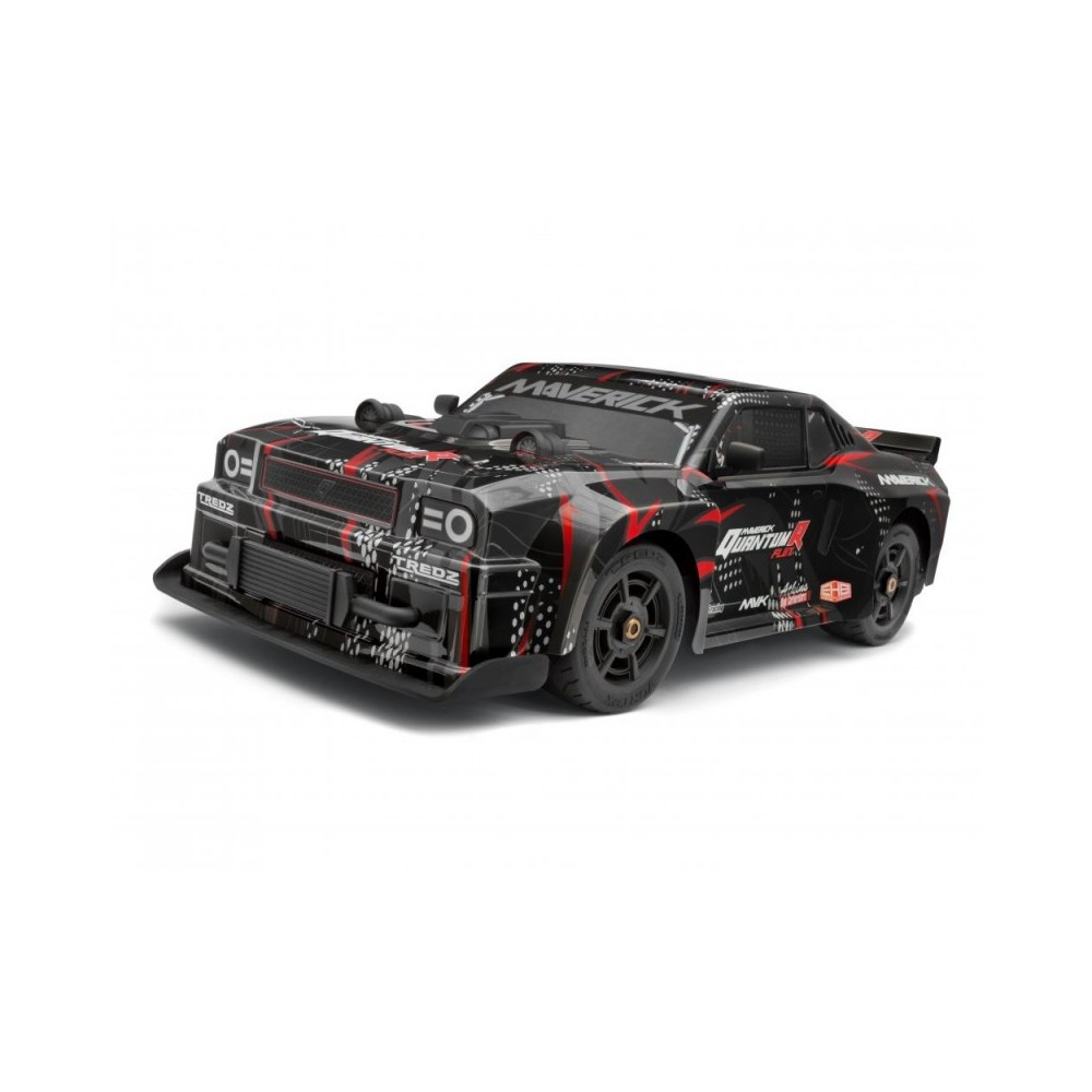 Maverick Quantumr flux 4s 1/8 4wd muscle car - black-red MV150350 Maverick Quantumr flux 4s 1/8 4wd muscle car - black-red MV150350