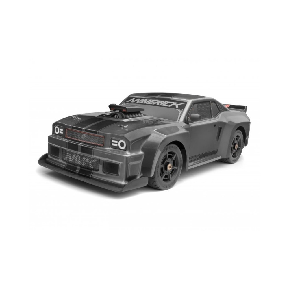 Maverick Quantumr flux 4s 1/8 4wd muscle car - grey MV150311 Maverick Quantumr flux 4s 1/8 4wd muscle car - grey MV150311