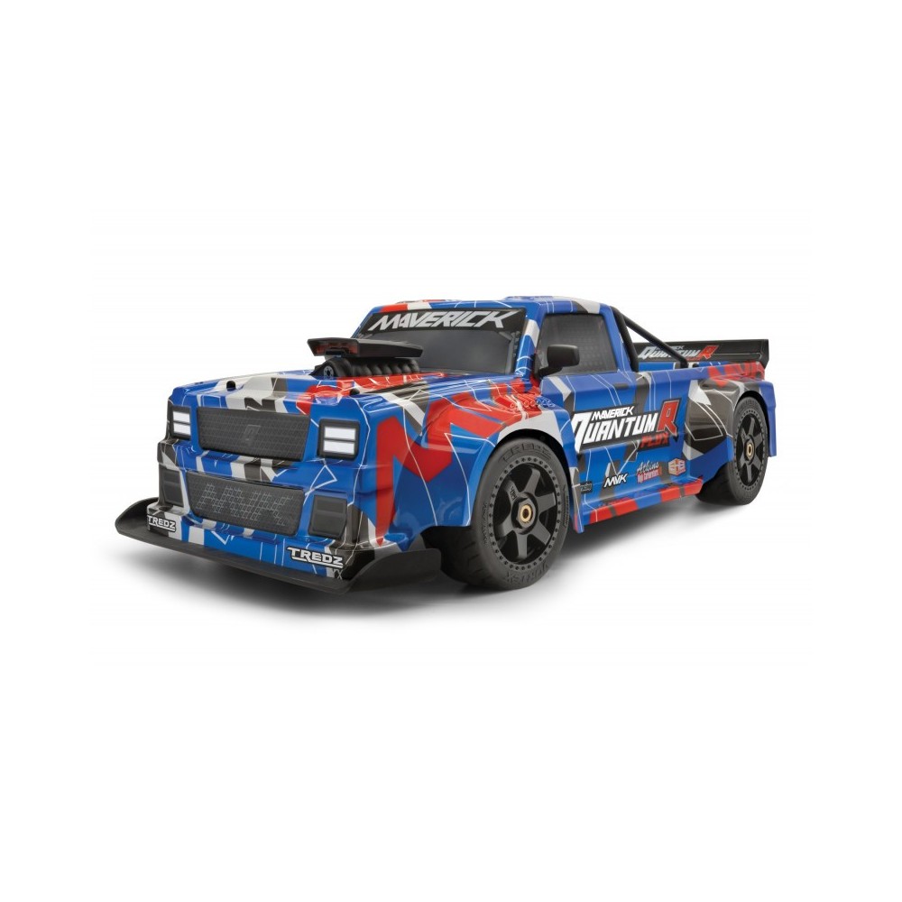 Maverick Quantumr flux 4s 1/8 4wd race truck - blue-red MV150312