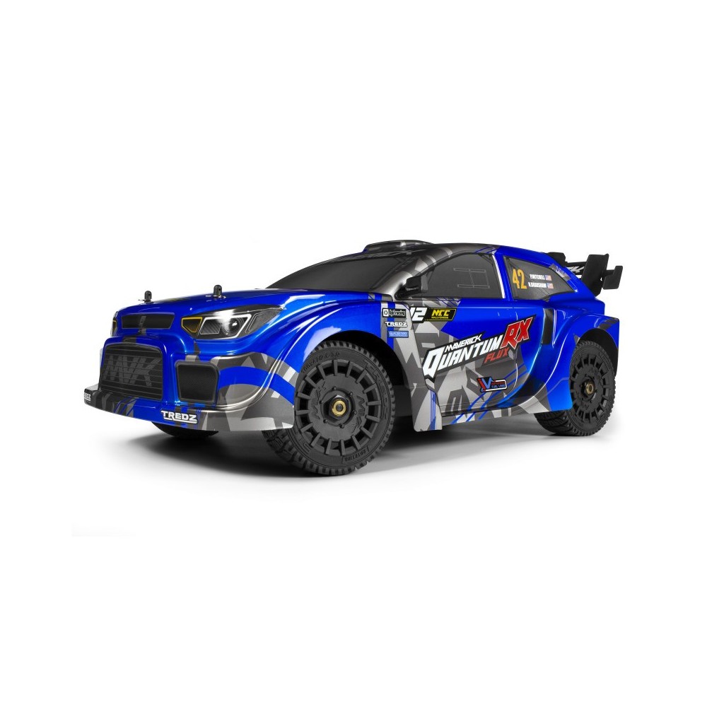 Maverick Quantumrx flux 4s 1/8 4wd rally car - blue MV150360 Maverick Quantumrx flux 4s 1/8 4wd rally car - blue MV150360